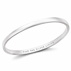 Kate Spade Find the Silver Lining Idiom Bangle